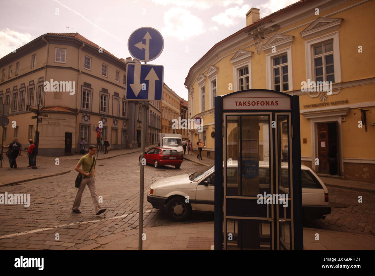 La vieille ville de Vilnius, dans l'Etat balte de Lituanie, Banque D'Images