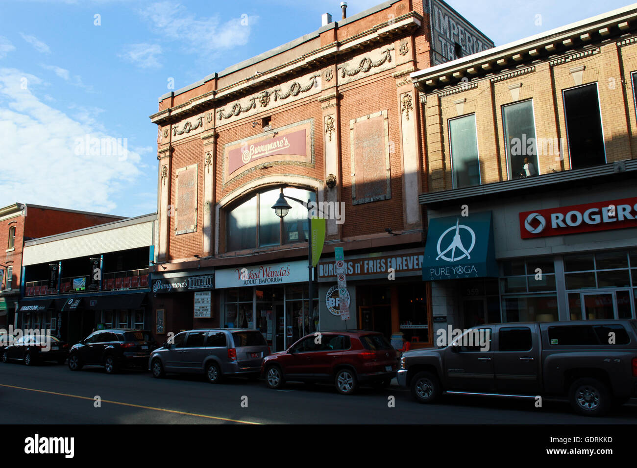 Barrymore's Music Hall, à Ottawa, Ontario. Banque D'Images