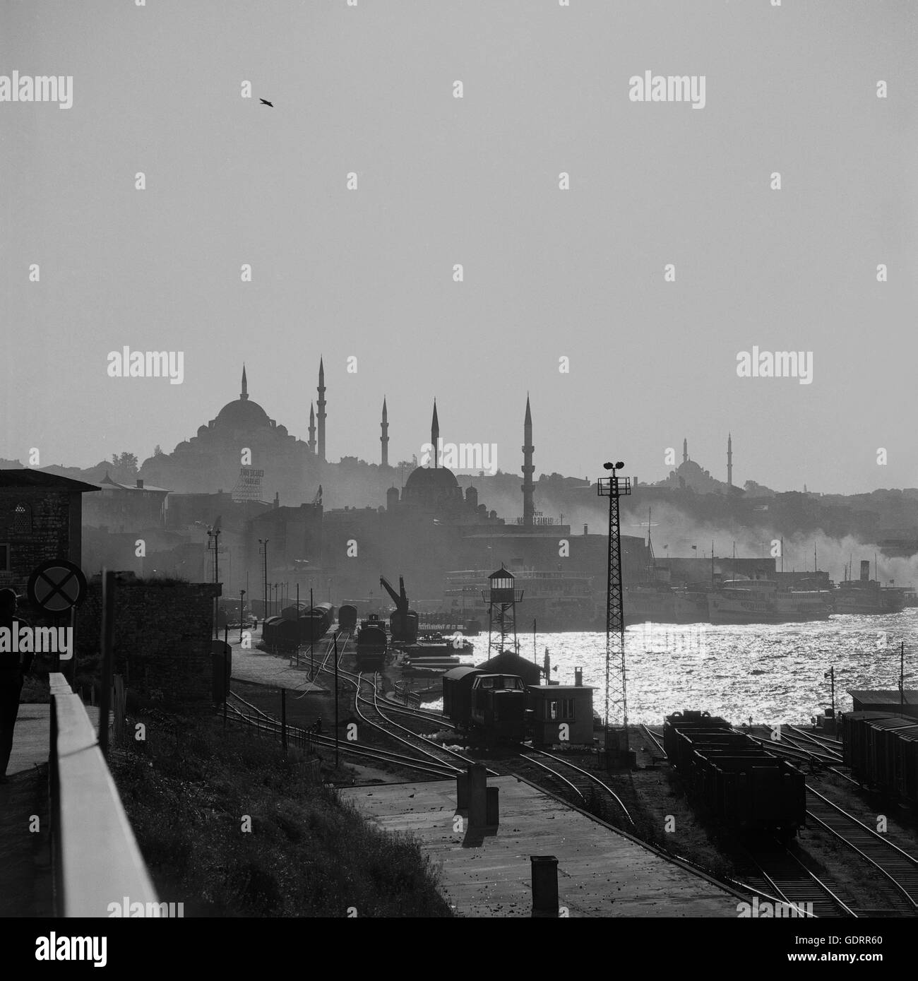 Port d'Istanbul, 1965 Banque D'Images