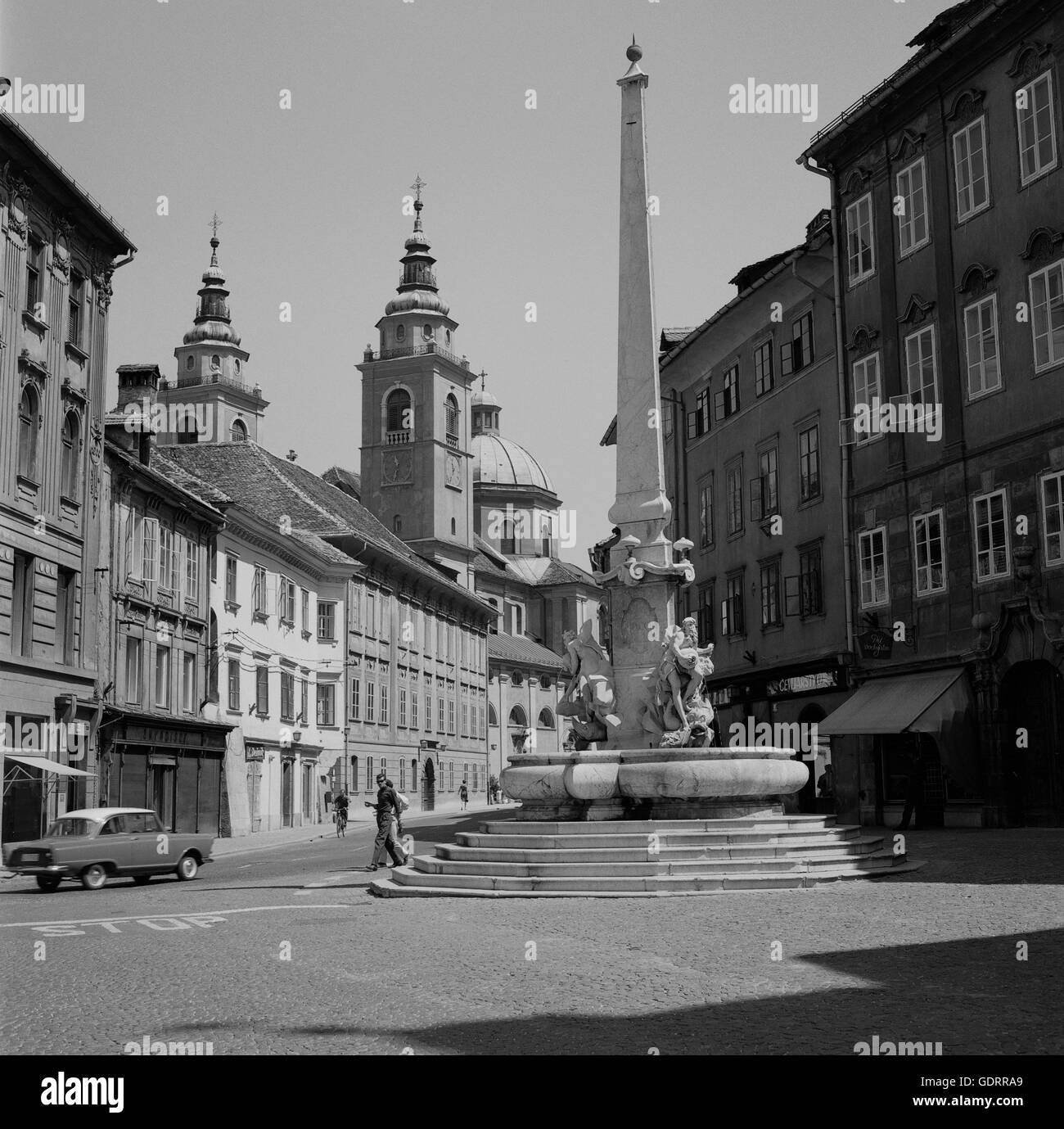 Ljubljana, 1965 Banque D'Images