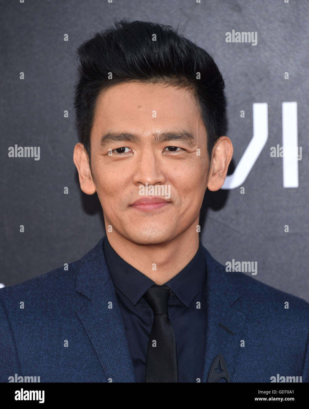 San Diego, Californie, USA. 20 juillet, 2016. John Cho arrive pour la première du film 'Star Trek' au-delà de l'Embarcadero au Marina Park. Credit : Lisa O'Connor/ZUMA/Alamy Fil Live News Banque D'Images