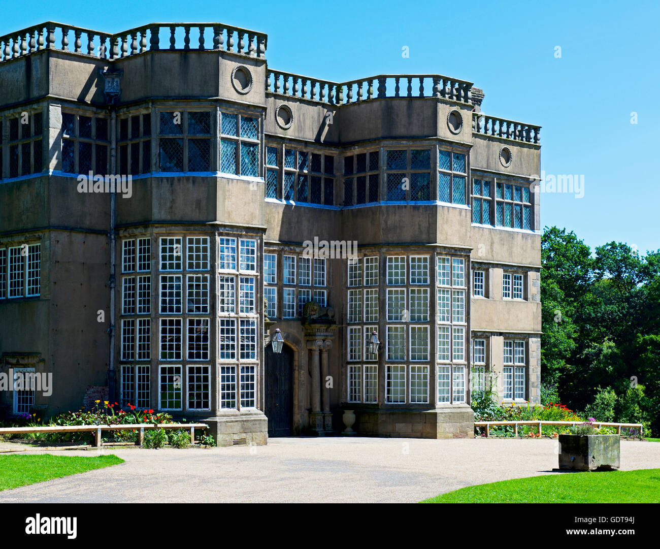 Astley Hall, près de Chorley, Lancashire, England UK Banque D'Images