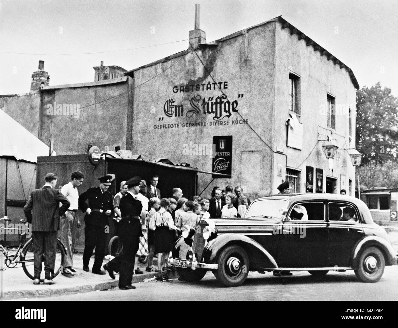 Raid sur le marché noir Banque D'Images