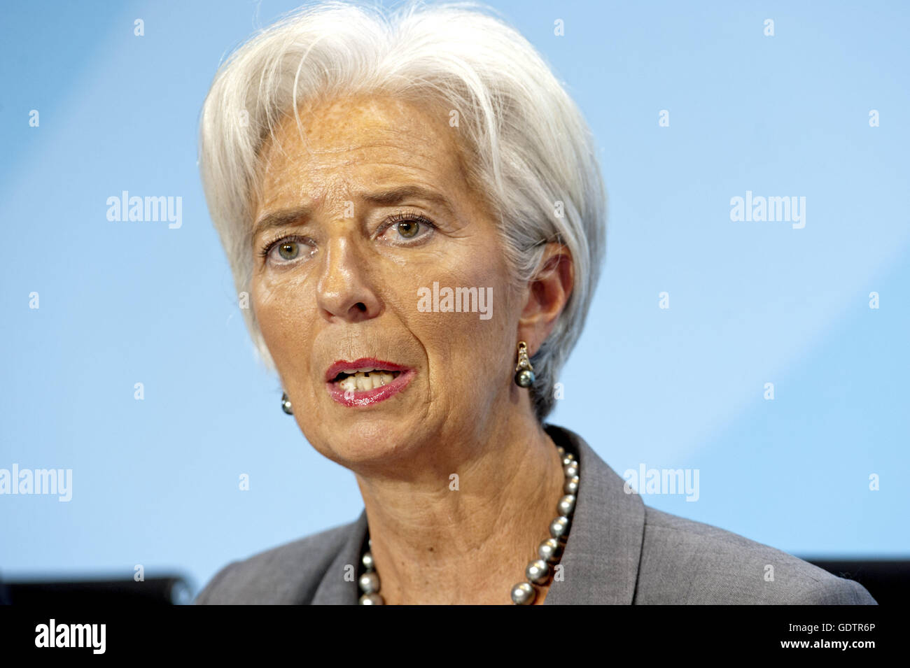 Christine Lagarde And Portrait Banque d'image et photos - Alamy