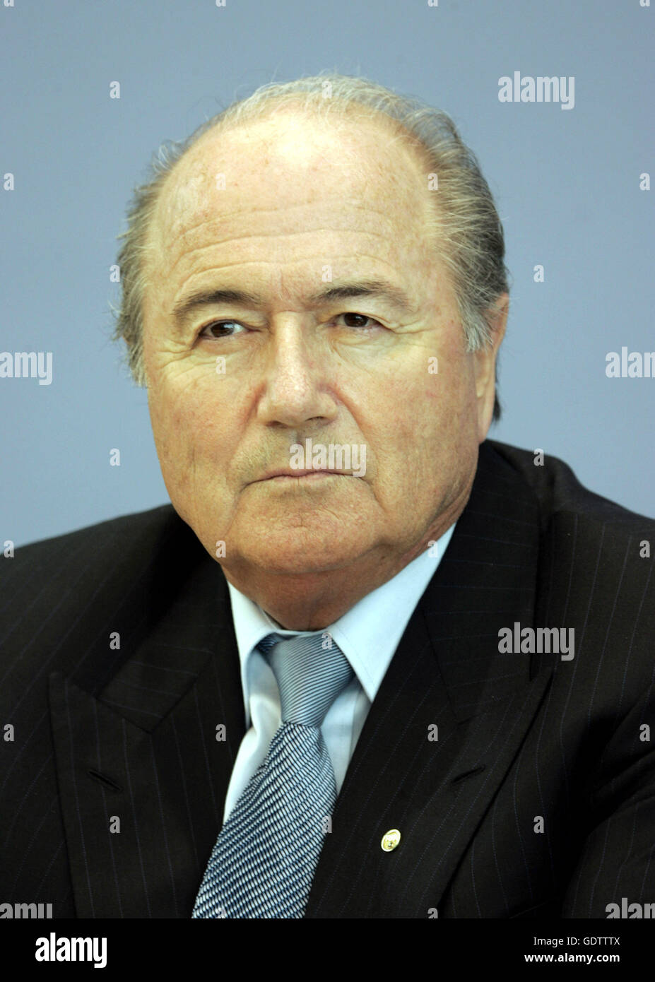 Le Président de la FIFA Blatter Banque D'Images