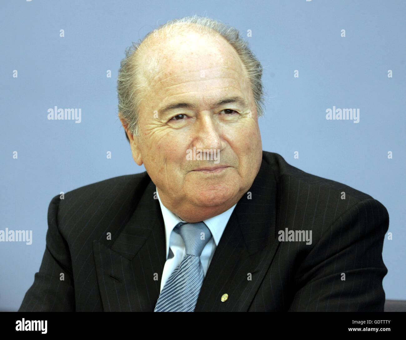 Le Président de la FIFA Blatter Banque D'Images