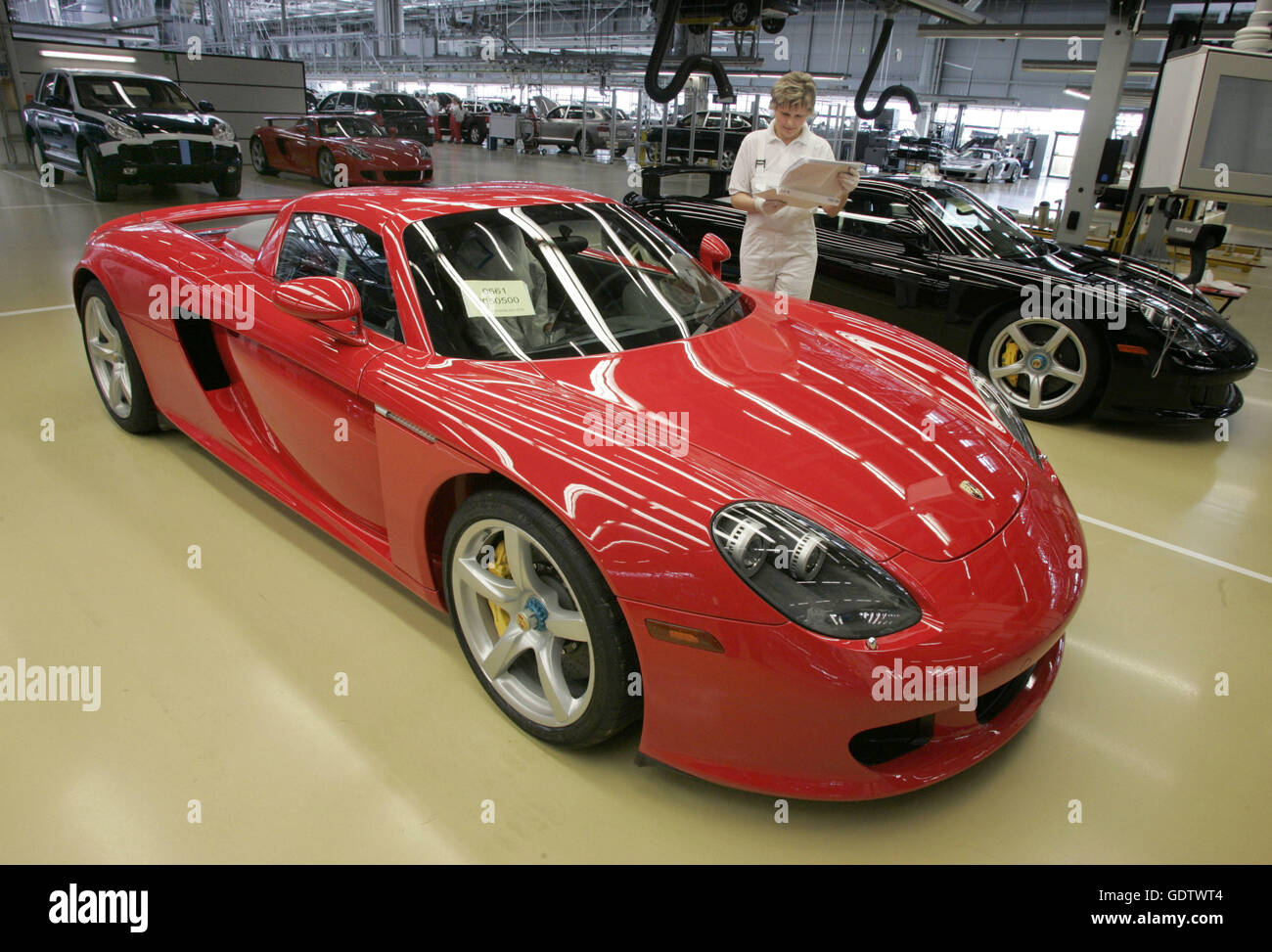 Production PORSCHE CARRERA GT Banque D'Images