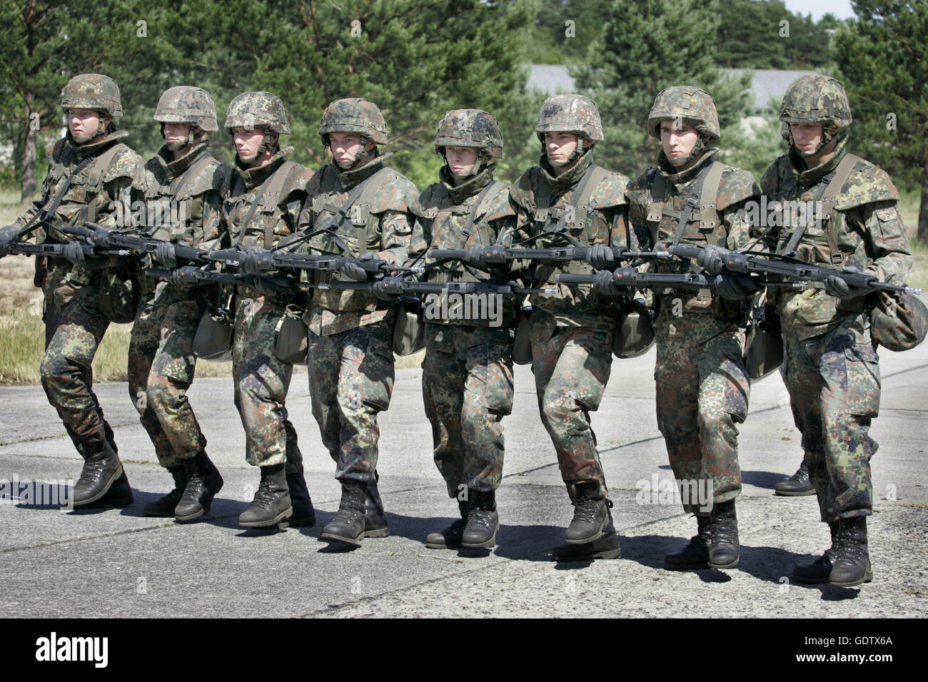 Bundeswehr (armée fédérale allemande) Banque D'Images