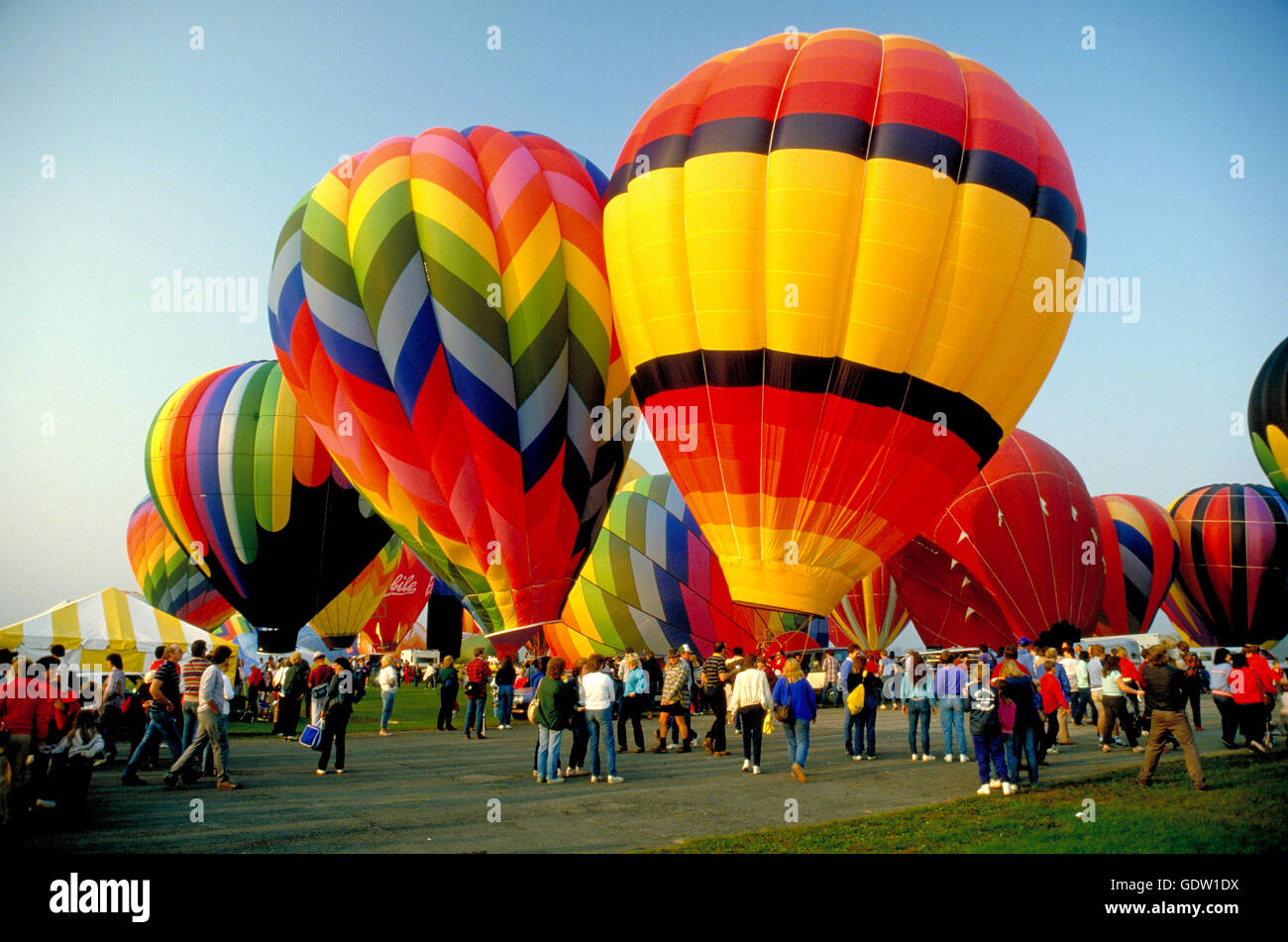 L'Adirondack Hot Air Balloon Festival à Glens Falls, New York. USA Banque D'Images