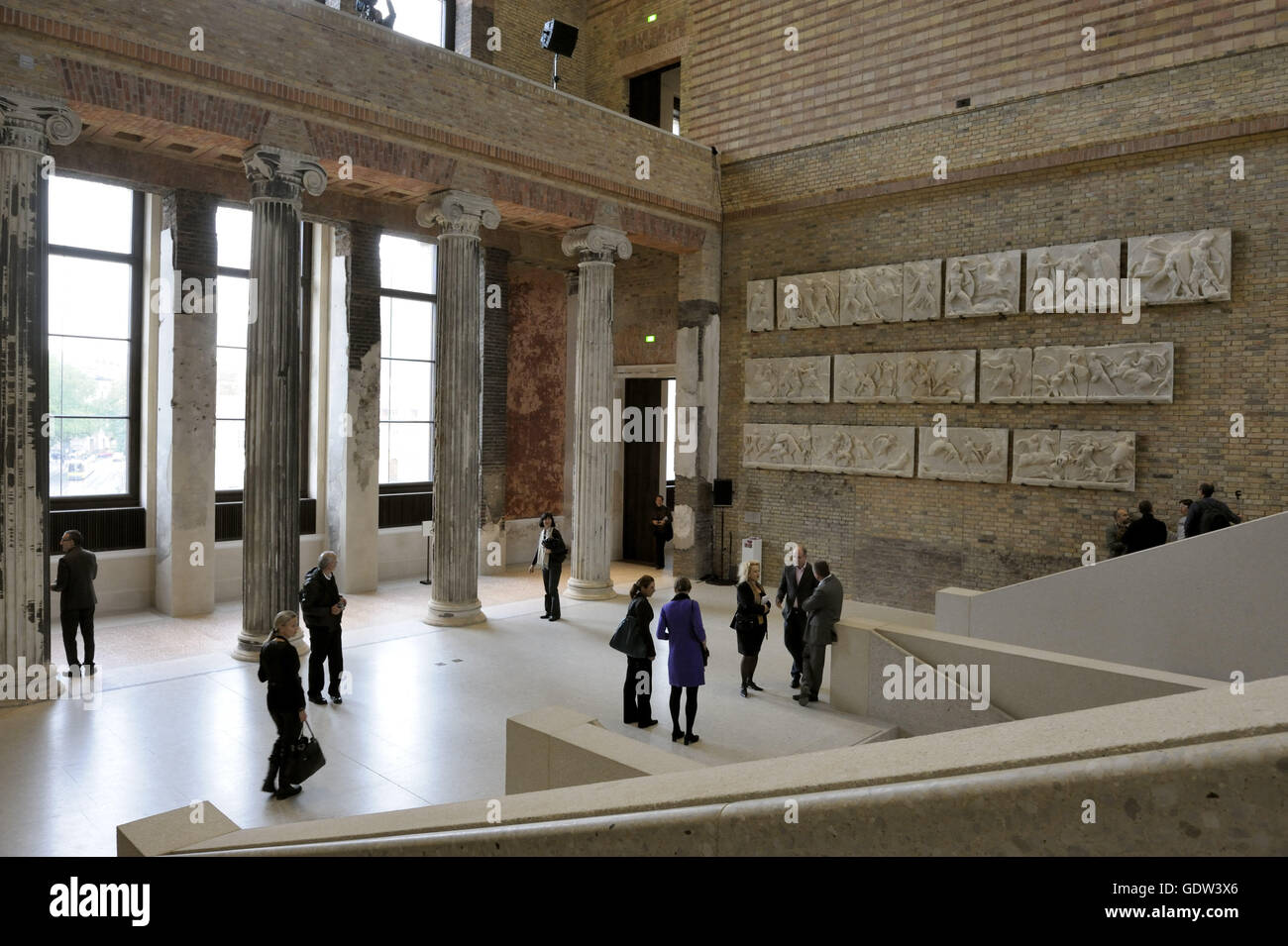Le Neues Museum (Nouveau Musée) sur l'île des musées, Berlin Banque D'Images