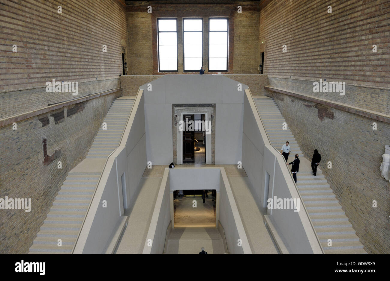 Le Neues Museum (Nouveau Musée) sur l'île des musées, Berlin Banque D'Images