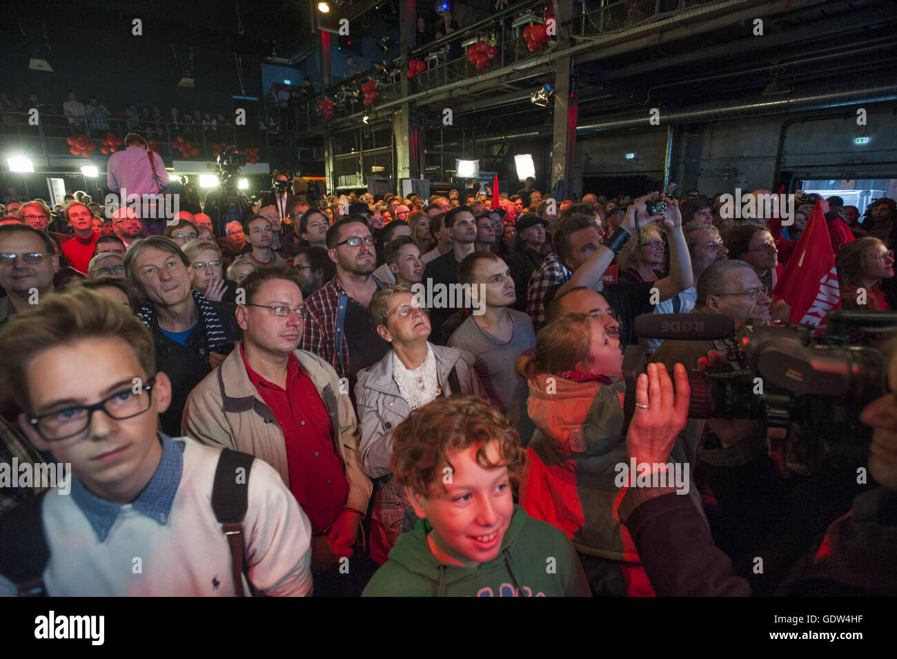 L'élection au Bundestag 2013 Élection du parti, Die Linke Banque D'Images
