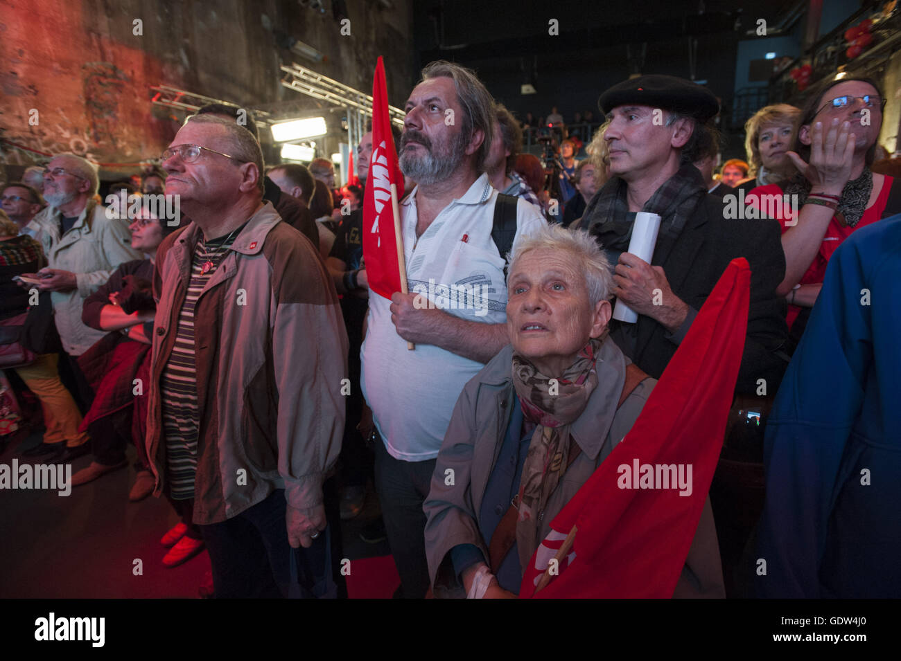 L'élection au Bundestag 2013 Élection du parti, Die Linke Banque D'Images