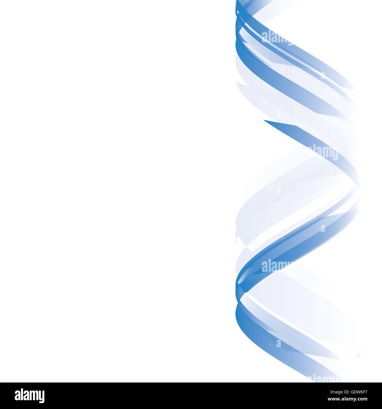 La structure moléculaire de l'ADN Illustration de Vecteur