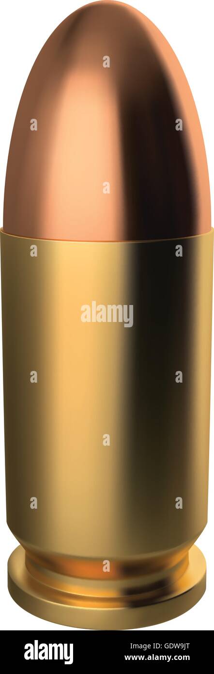 balle de 9 mm Illustration de Vecteur