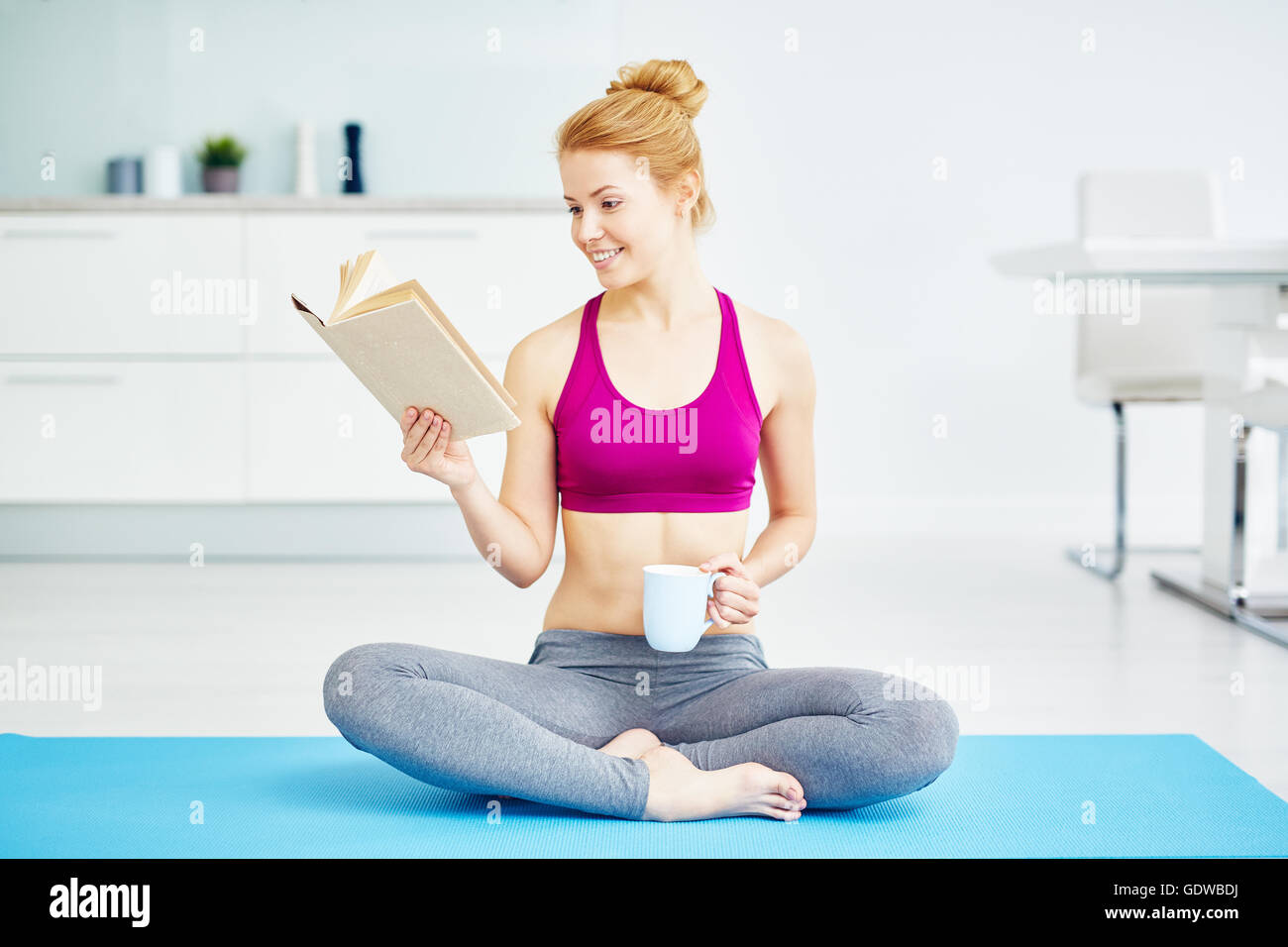 Matin active Banque D'Images