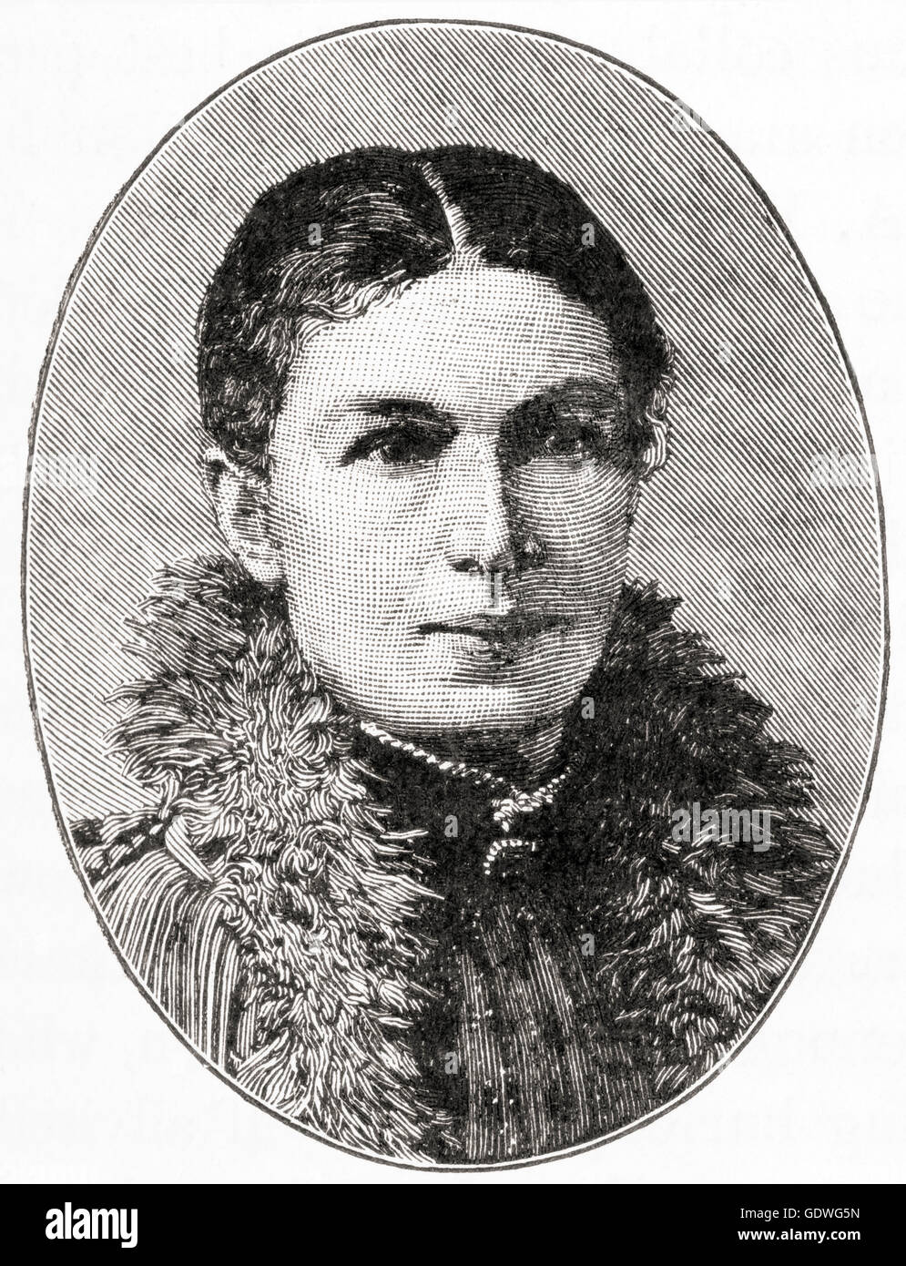 Mary Augusta Ward, née Arnold, 1851 - 1920. Romancier britannique qui a écrit sous son nom de femme mariée, comme Mme Humphry Ward. Banque D'Images