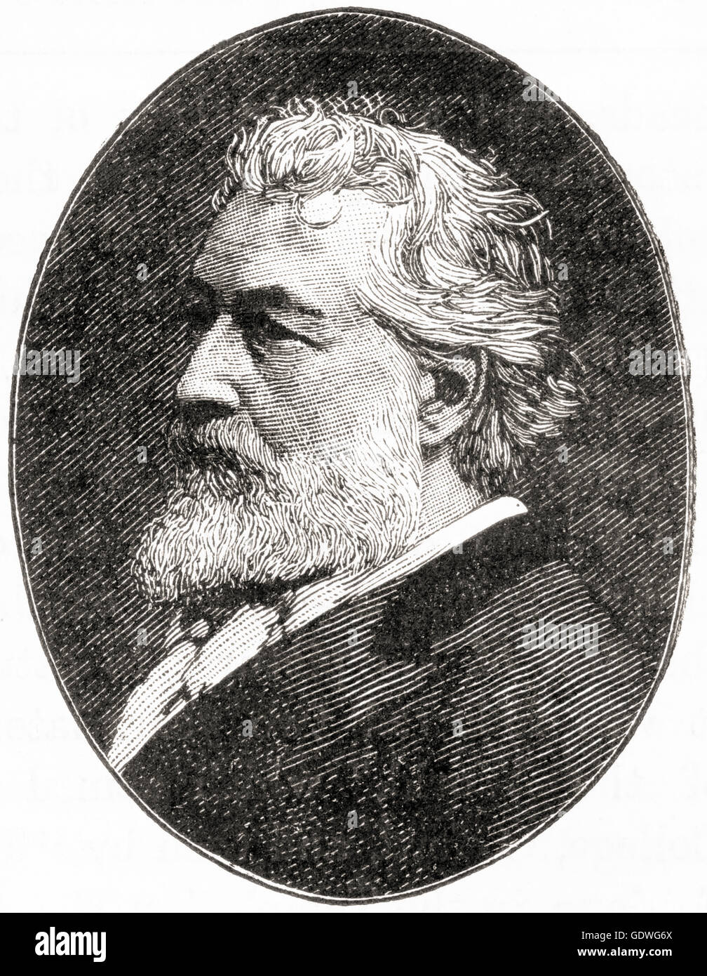 Frederic Leighton, 1er baron Leighton, 1830 - 1896, alias Sir Frederic Leighton. Peintre et sculpteur français. Banque D'Images