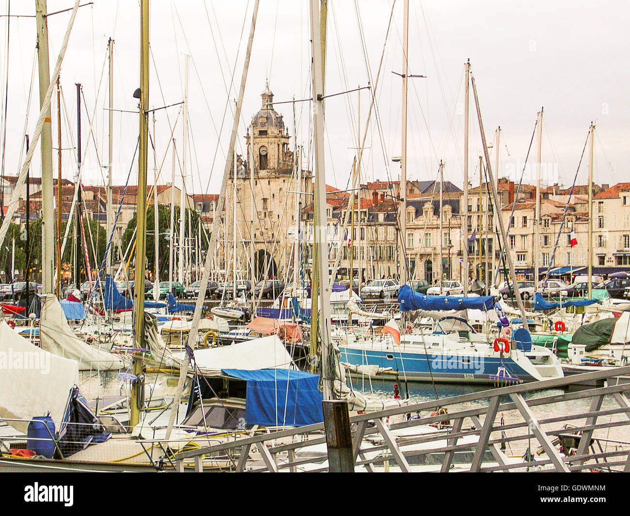 Boat Harbour et de l'échevinage brut, La Rochelle, France Banque D'Images
