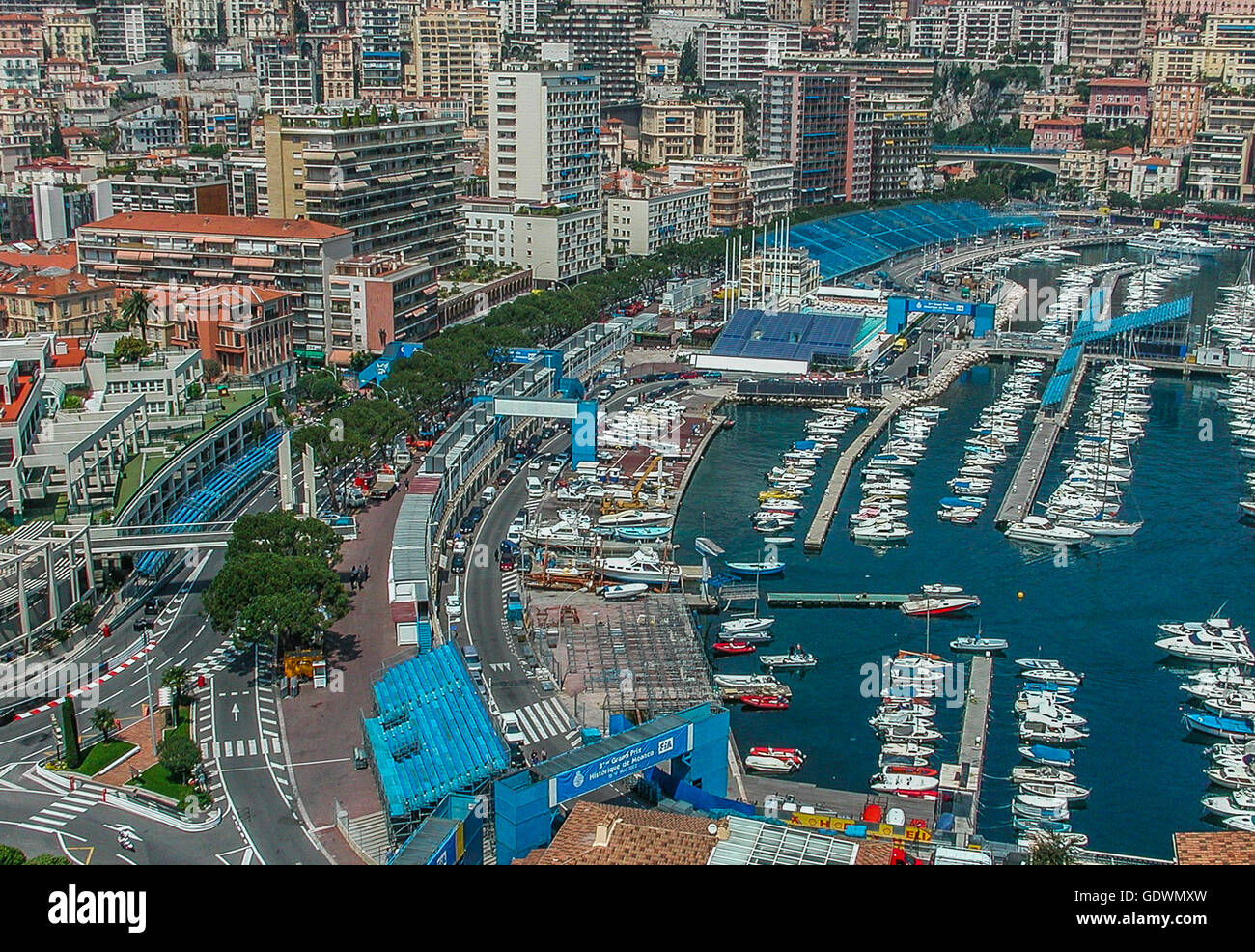 Formule 1 et du port de plaisance de Monte Carlo, Monaco Banque D'Images