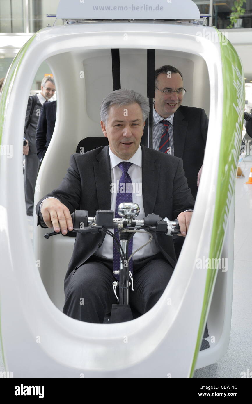 Wowereit et Wolf Banque D'Images