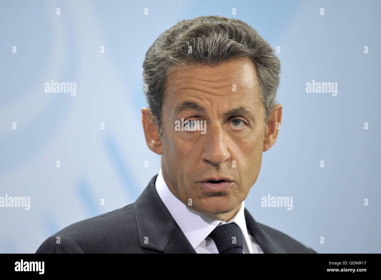 Nicolas Sarkozy Banque D'Images