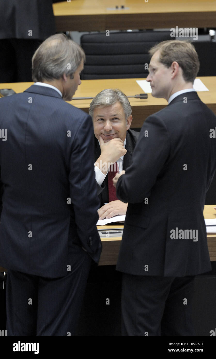 Nussbaum, Wowereit et Mueller Banque D'Images