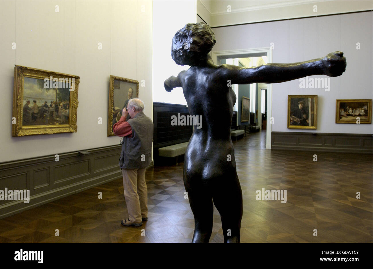 L'exposition : la France dans l'ancienne Galerie Nationale Banque D'Images