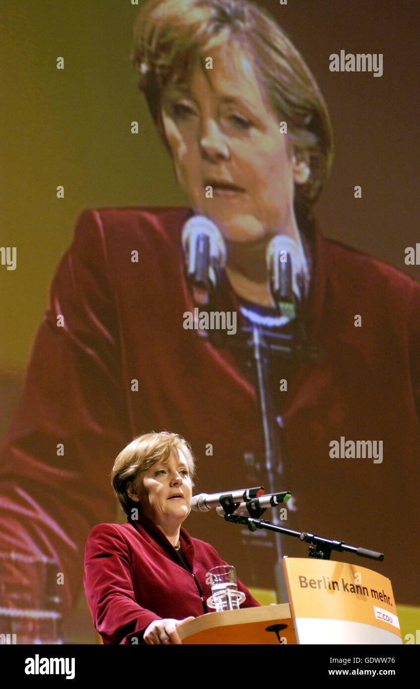 Angela Merkel Banque D'Images