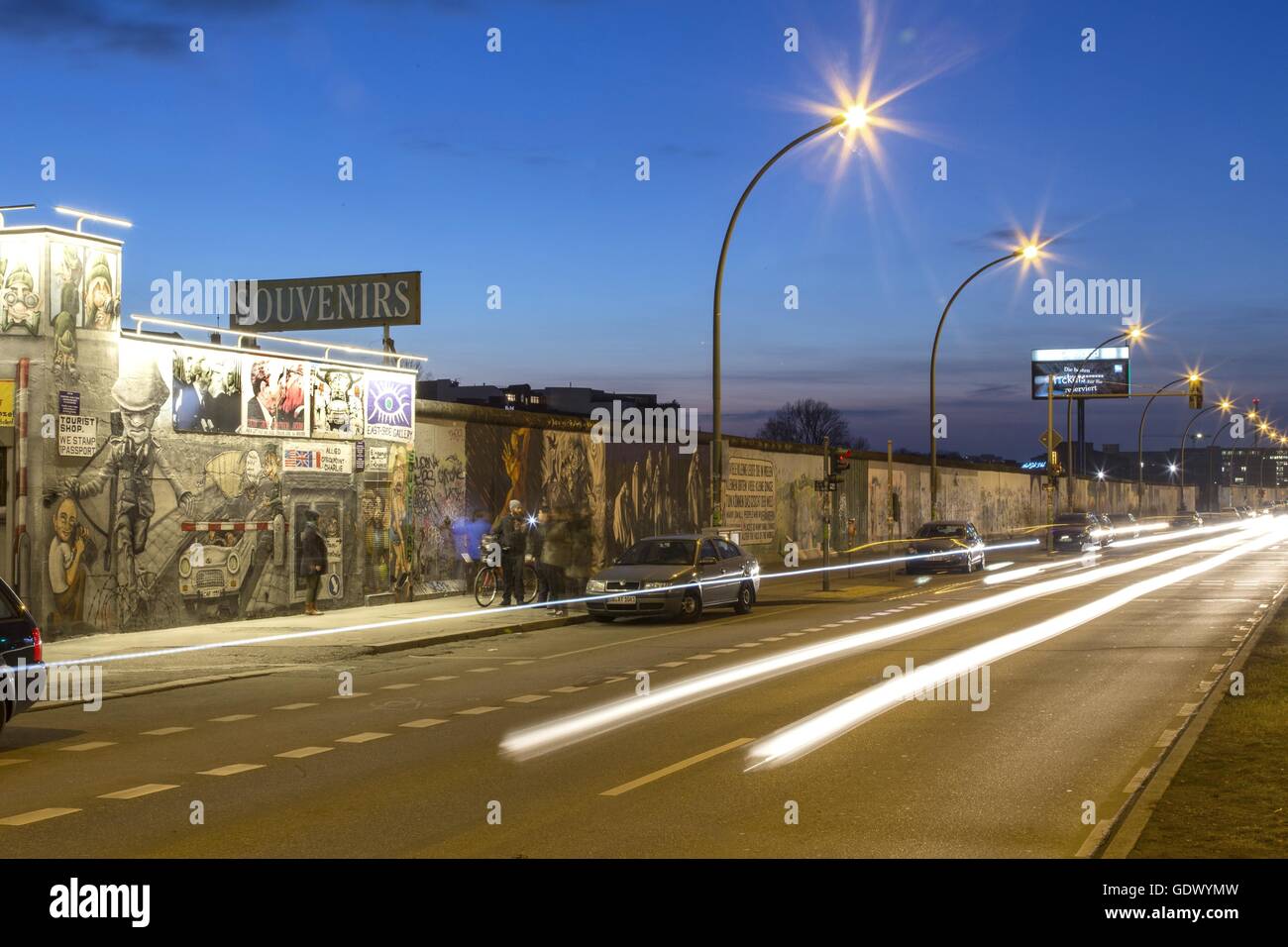 La East Side Gallery Banque D'Images