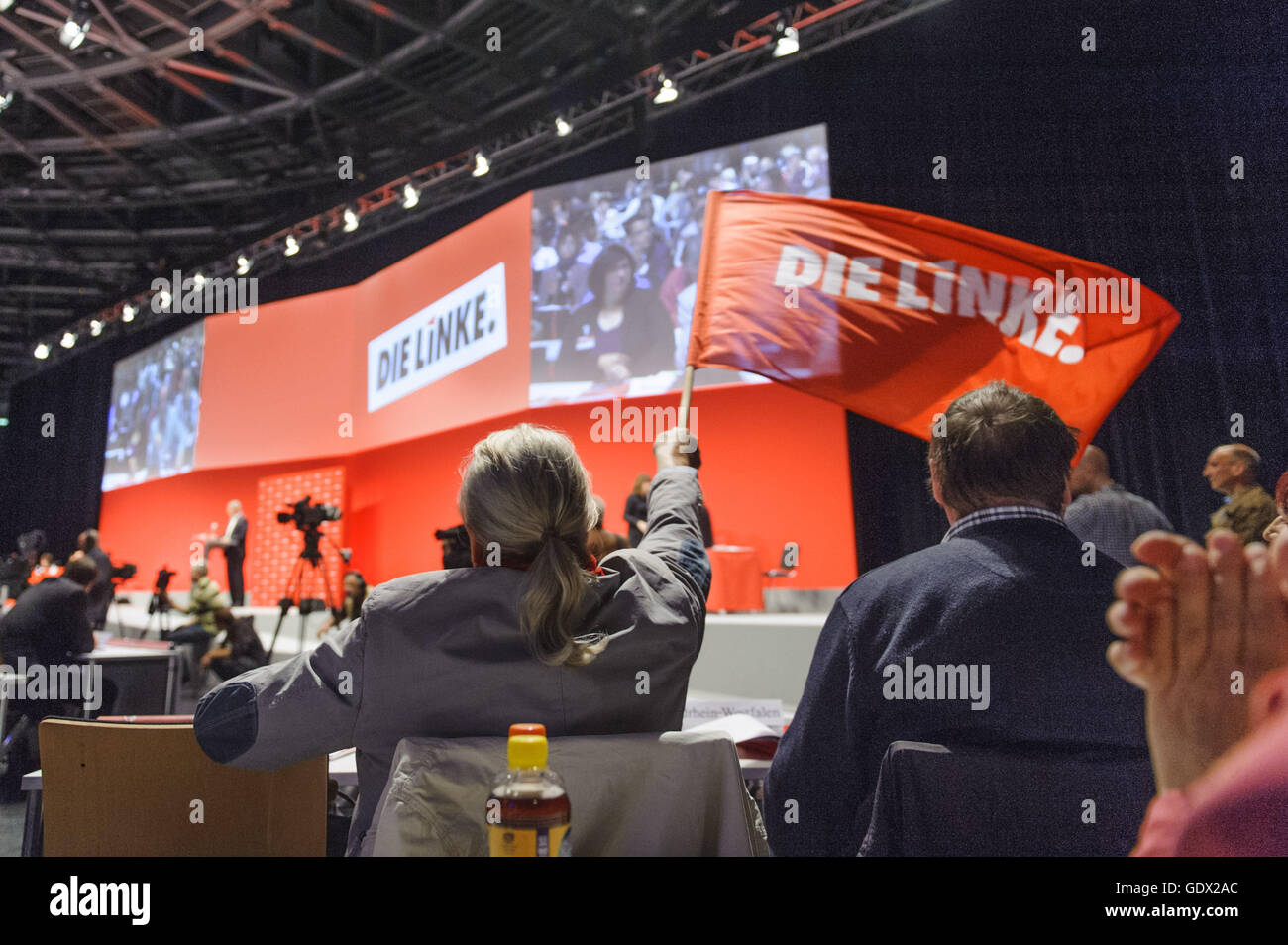 2ème réunion de la 4ème journée du congrès de la gauche allemande, Die Linke, Berlin, Allemagne, 2014 Banque D'Images