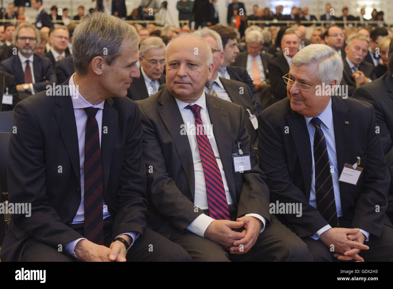 Michael Kemmer, Emmerich et Müller Klaus-Peter Müller à Berlin, Allemagne, 2014 Banque D'Images