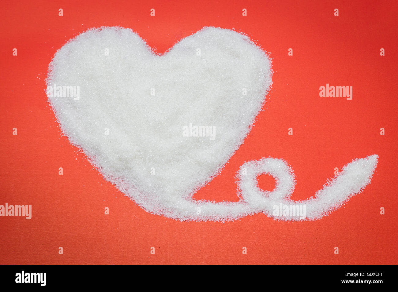 Coeur de sucre, Valentine Banque D'Images