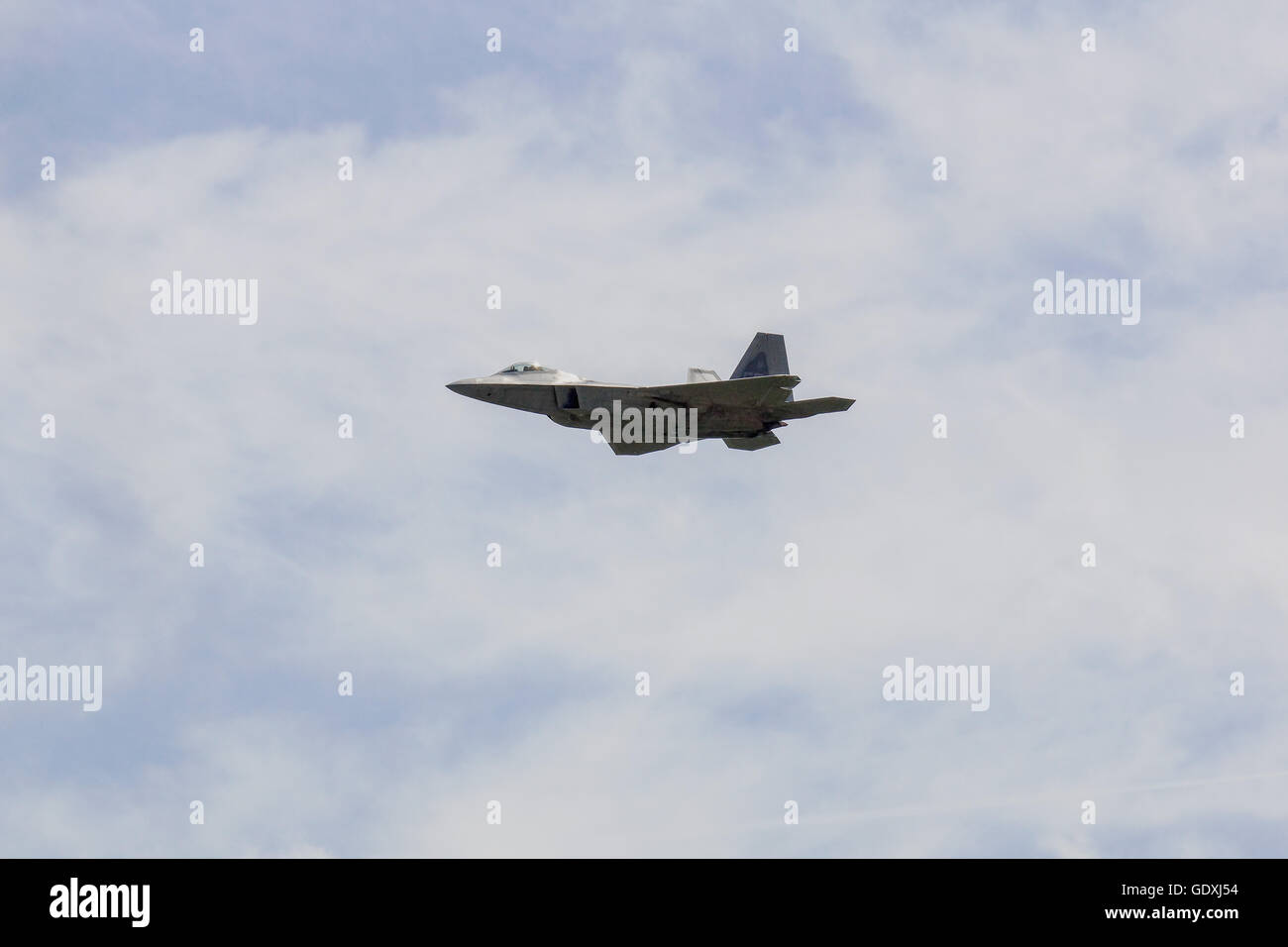 F-22A Raptor à Duxford Flying Legends, Banque D'Images