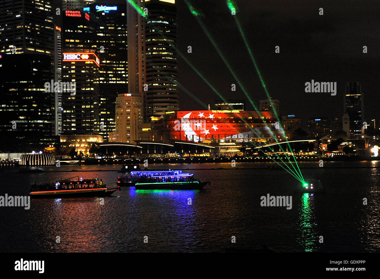 Singapour. 2015. Marina Bay Banque D'Images