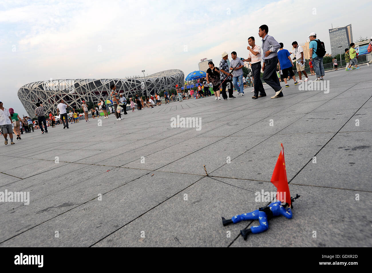 La Chine. 2012. Toy Soldier Banque D'Images