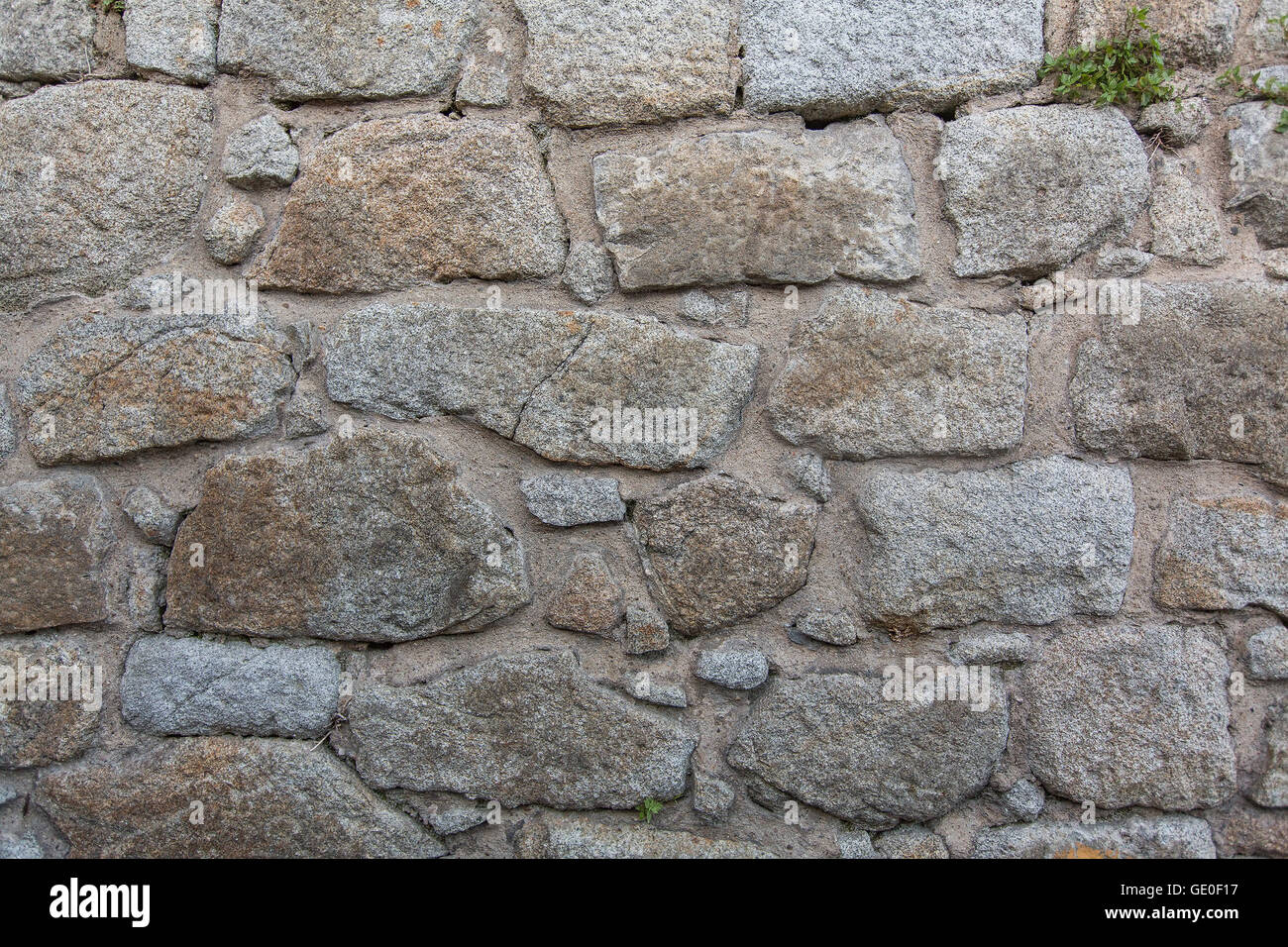 La texture de vieux murs en pierre. Banque D'Images