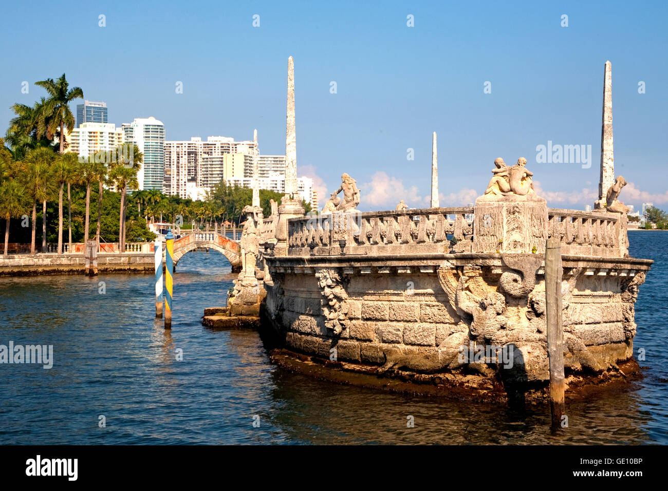 Géographie / voyages, USA, Florida, Miami, la Villa Vizcaya, Additional-Rights Clearance-Info-Not-Available- Banque D'Images