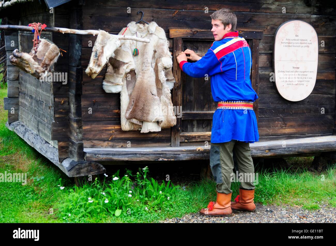 Géographie / voyage, Norvège, Karasjok, scènes de rue / scène de rue, musée du peuple sami,-Additional-Rights Clearance-Info-Not-Available Banque D'Images