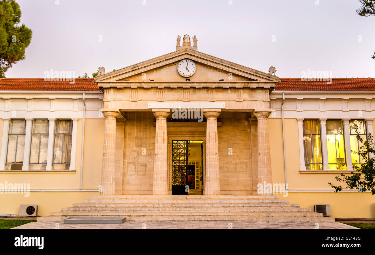 Avis de l'hôtel de ville de Paphos - Chypre Banque D'Images