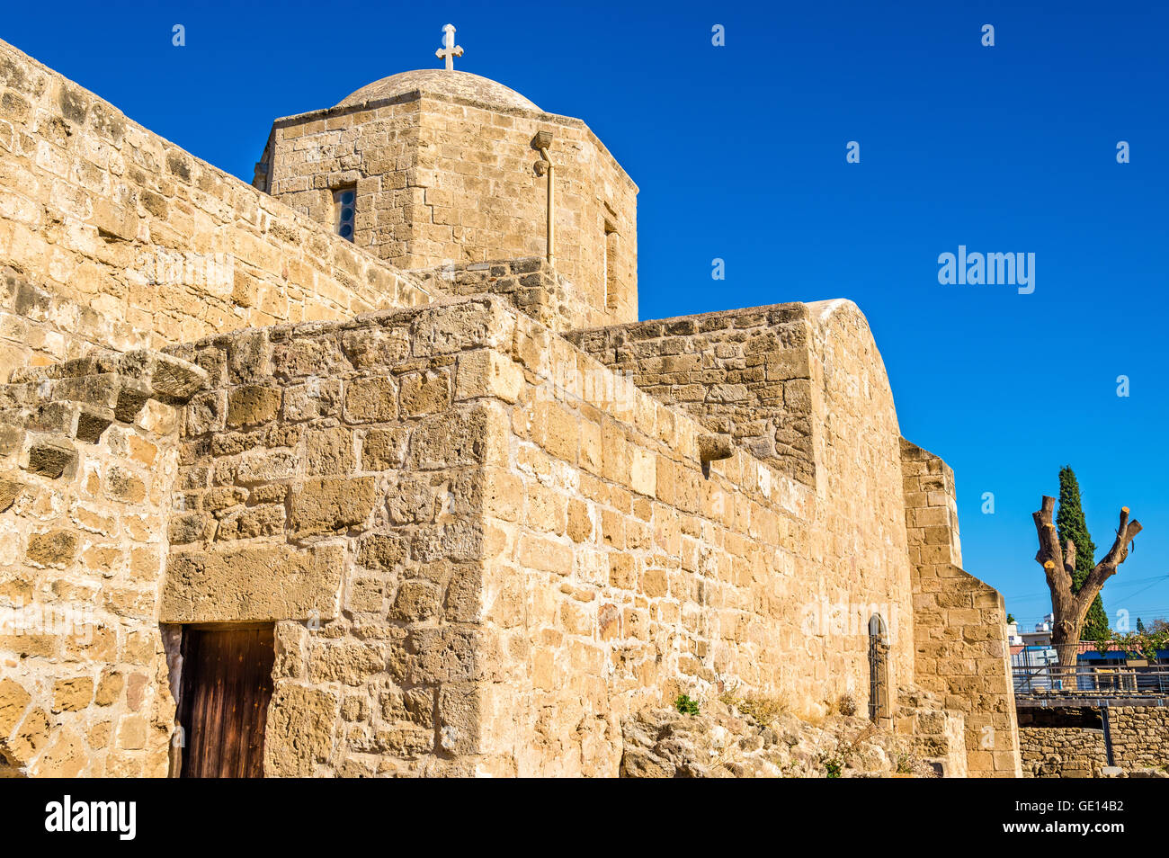 Basilique Panagia Chrysopolitissa à Paphos - Chypre Banque D'Images