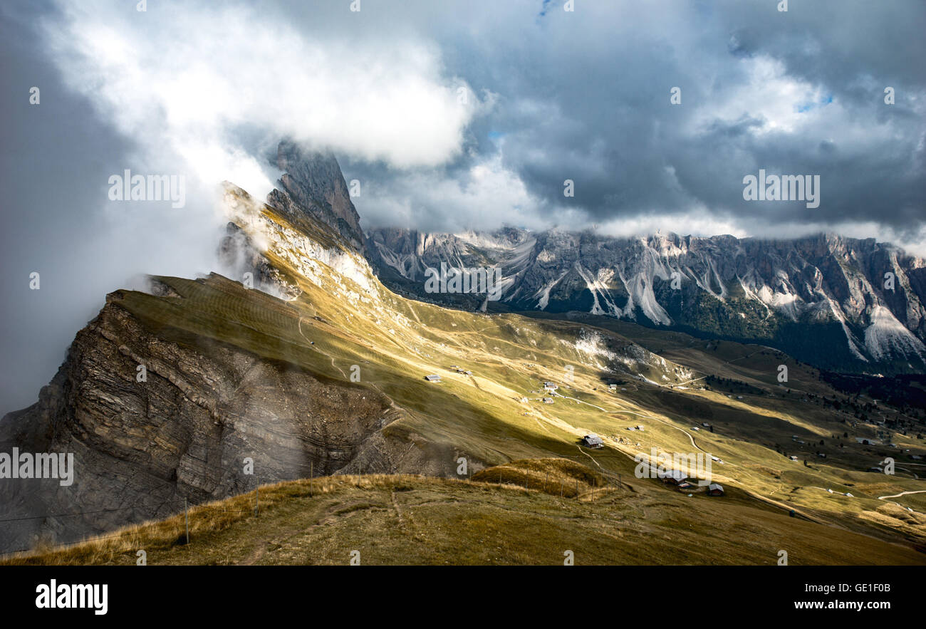 Dolomites Tyrol du Sud, Italie, Banque D'Images