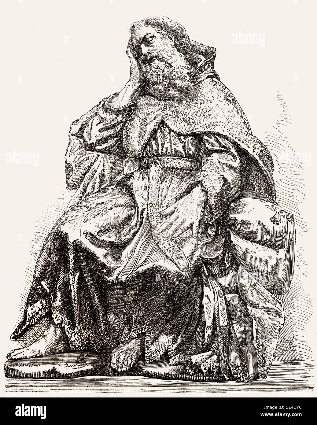 Elie, Eliyahu, Elias Élie, un prophète et un prodige-travailleur qui opérait dans le royaume du nord d'Israël, 9e siècle avant J.-C. Banque D'Images