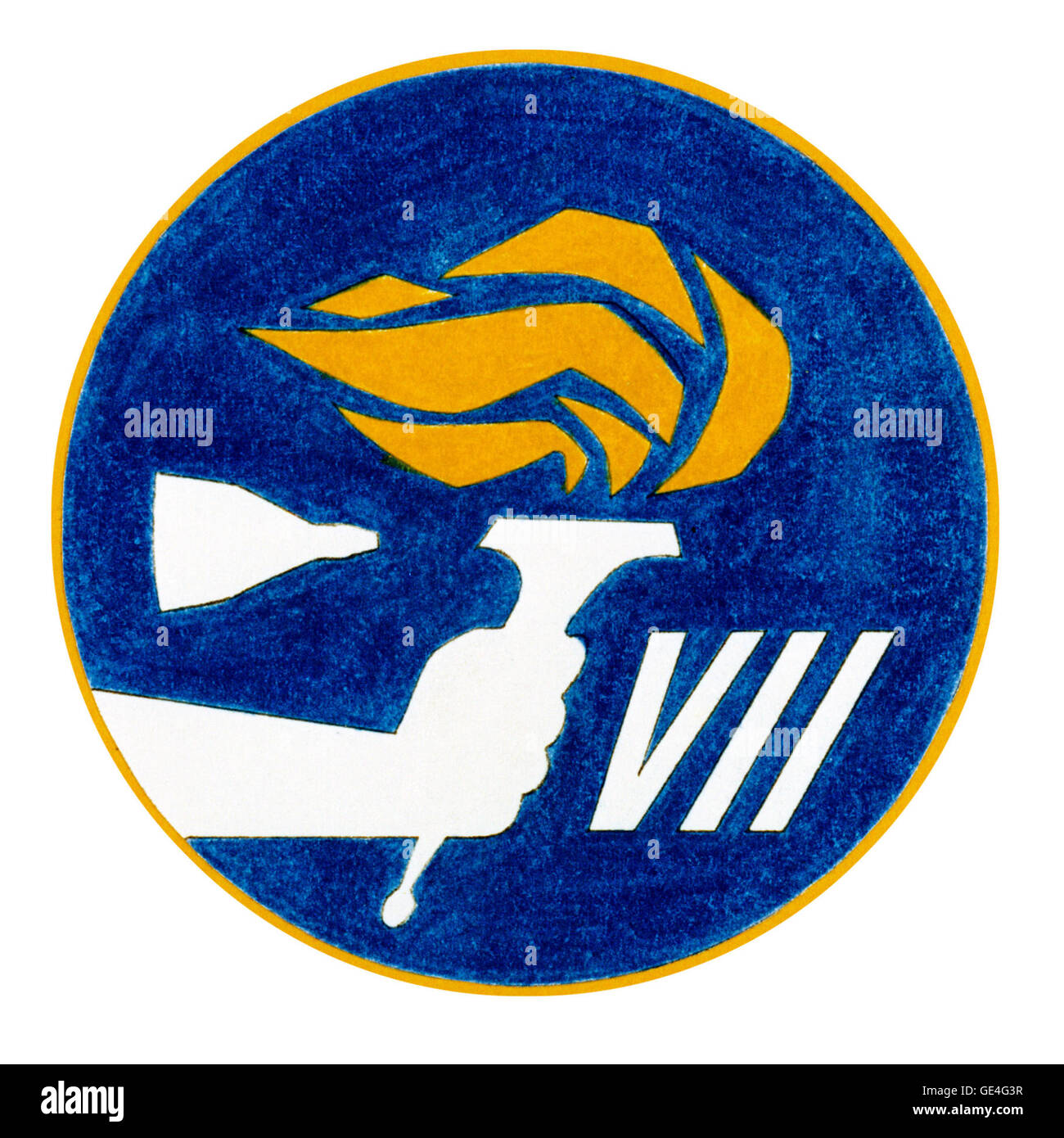 Gemini VII, lancé le 4 décembre 1965, était une mission de 14 jours pour tester l'endurance de l'équipage et soutenir un rendez-vous avec Gemini VI-A. Les astronautes Frank Borman et James Lovell ont participé à la mission, établissant des précédents importants pour les futures missions spatiales. Banque D'Images