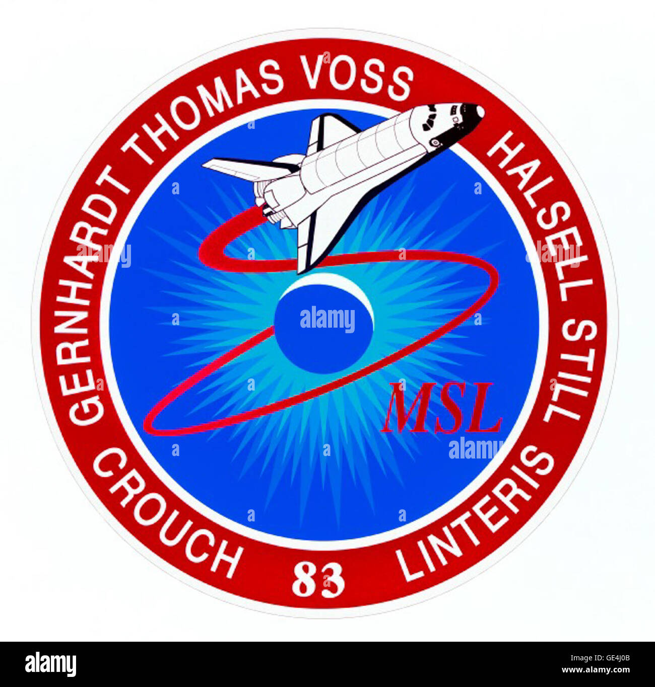 Cette image illustre le lancement de STS-83, une mission de la navette spatiale Columbia. La mission a été importante pour ses recherches scientifiques et les progrès technologiques dans l'exploration spatiale. Il met en lumière les réalisations actuelles de la NASA et du programme de la navette spatiale. Banque D'Images