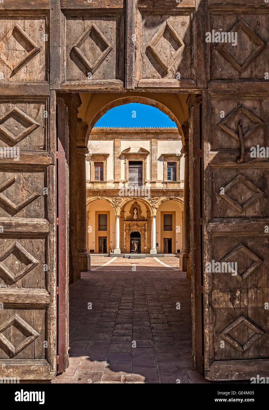 Italie Sicile Mazara del Vallo ex collegio dei Gesuiti per Banque D'Images