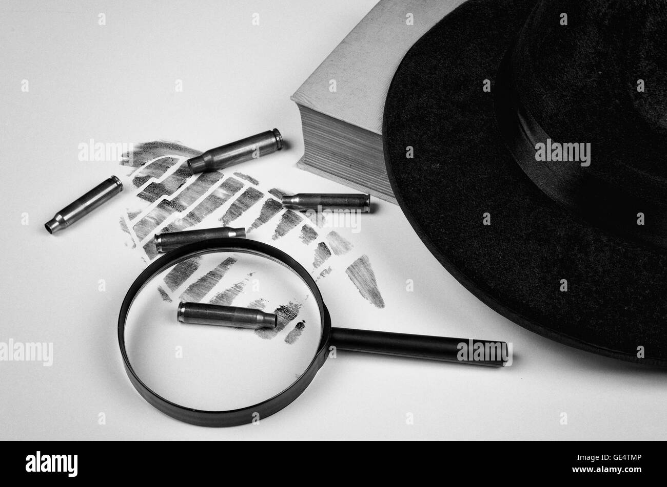 Nature morte avec un concept genre mystère Banque D'Images