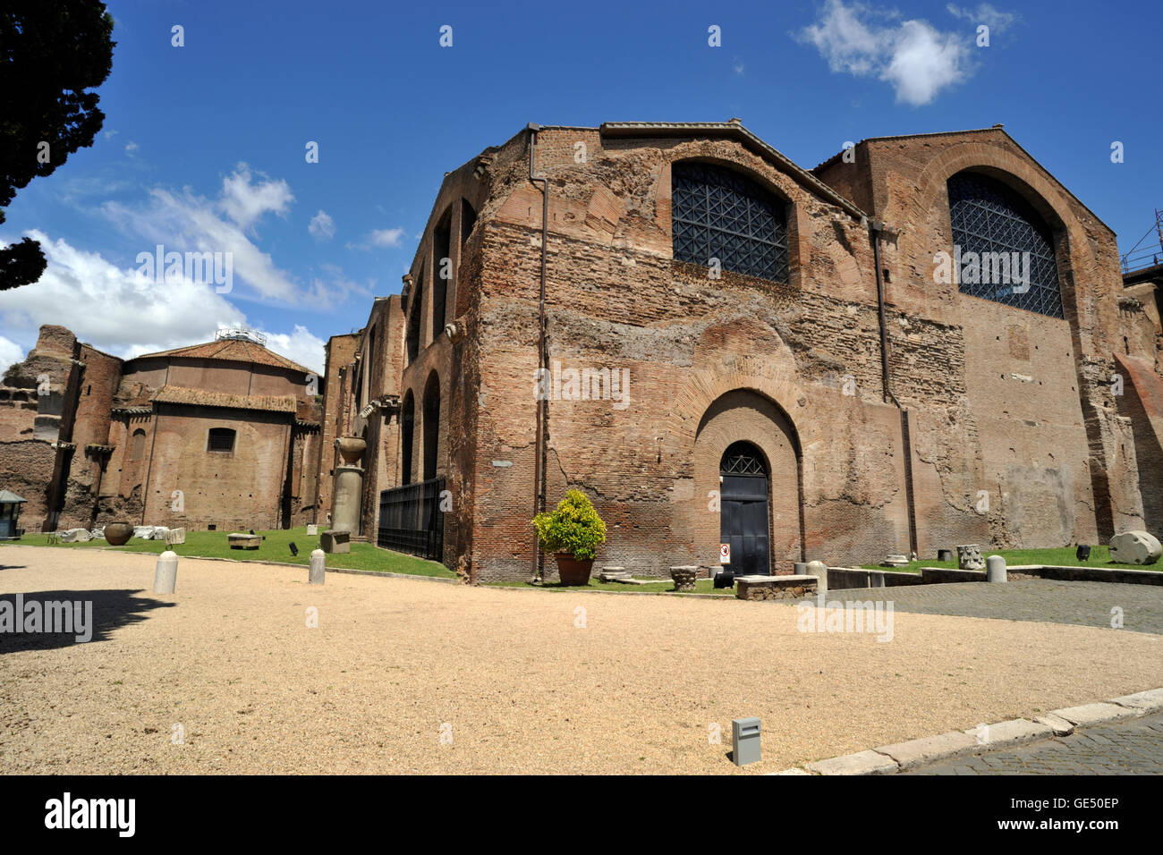 Italie, Rome, terme di Diocleziano, complexe de bains de Dioclétien, Museo Nazionale Romano, musée national romain, ancien bain romain Banque D'Images
