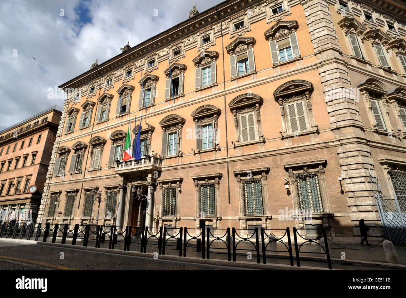 Italie, Rome, Palazzo Madama, Sénat, Parlement italien Banque D'Images
