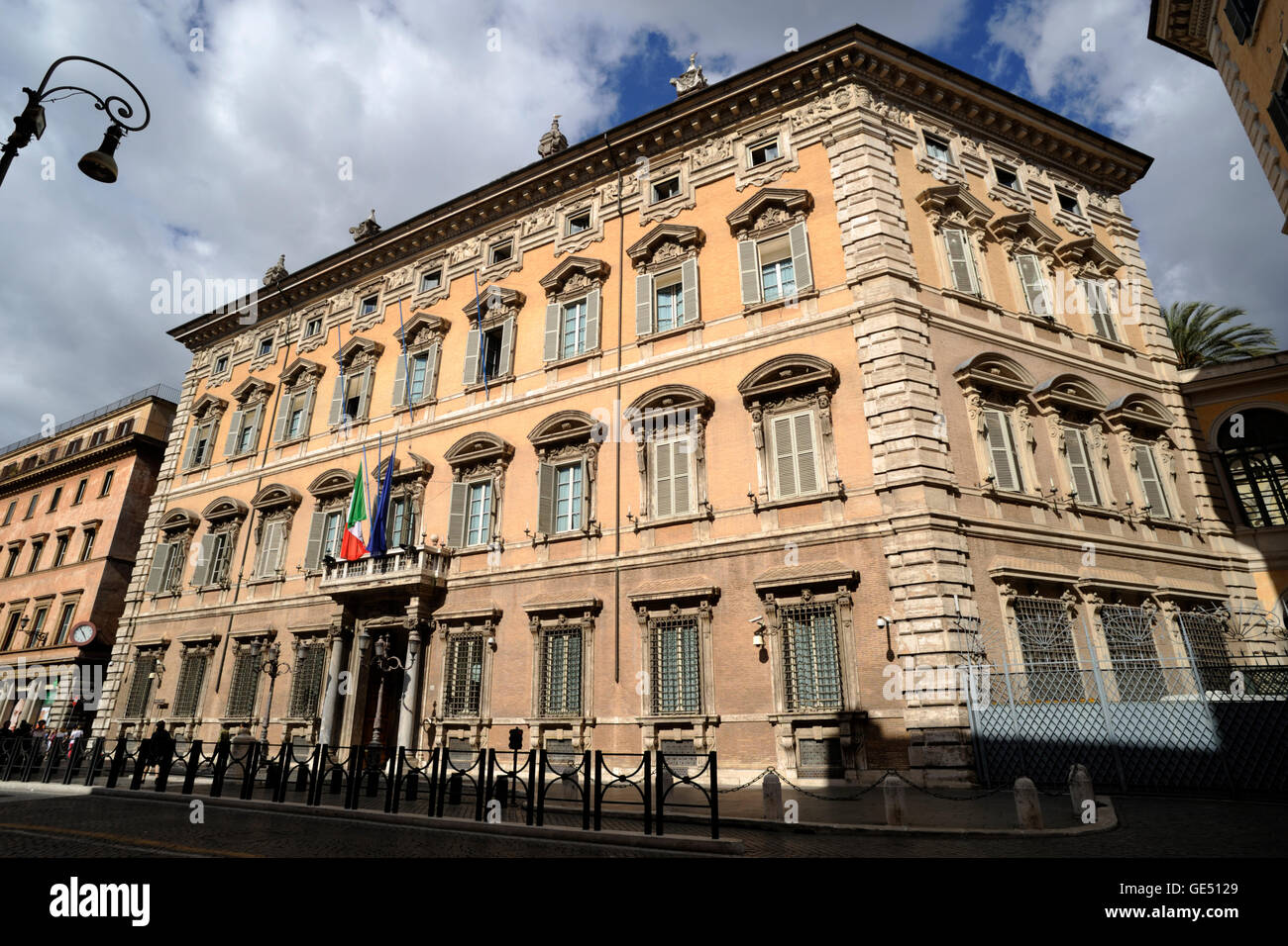 Italie, Rome, Palazzo Madama, Sénat, Parlement italien Banque D'Images